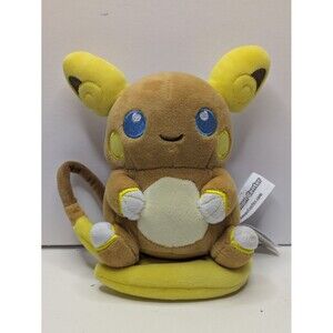 Pokemon Center Japan 2017 Pokémon Dolls Alolan Raichu Plush Doll 7in